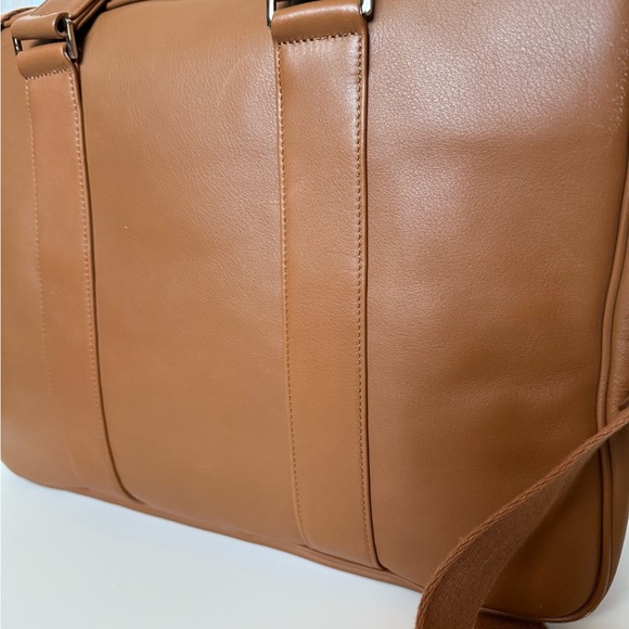 Leatherology laptop bag. Camel. EUC. Soft leather travel work bag - Picture 4 of 13